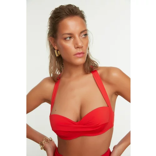Trendyol Red Alternative Use Bikini Top