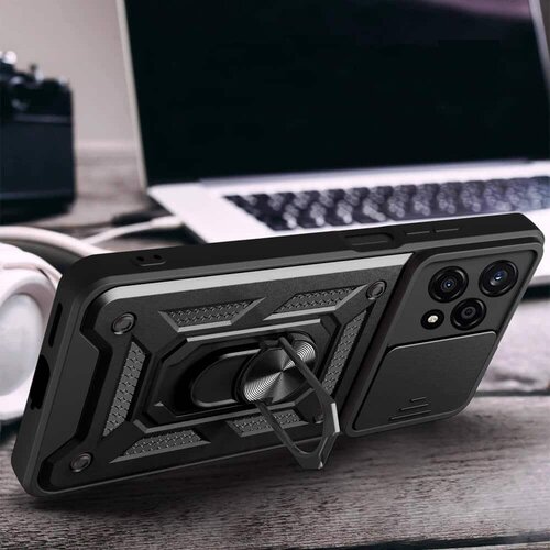 Techsuit serija CamShield za&amp;scaron;titna maskica za Honor 200 &amp;ndash; crna Slike