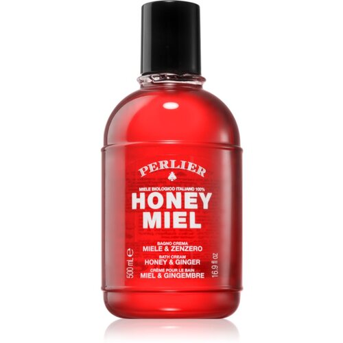 Perlier Honig Zimt Badecreme – 500 Ml, Pflegende Körperlotion