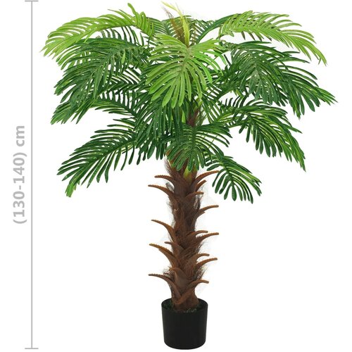  Umjetna cikas palma s posudom 140 cm zelena Slike