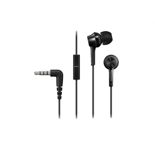 Panasonic ušesne slušalke z mikrofonom RP-TCM115E-K črne