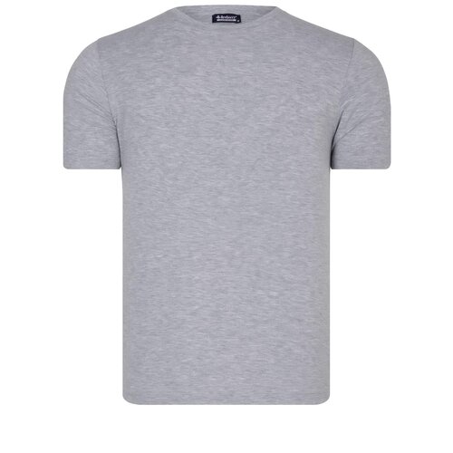 Dewberry T8569 BIKE COLLAR MENS T-SHIRT-PLAIN GREY Slike