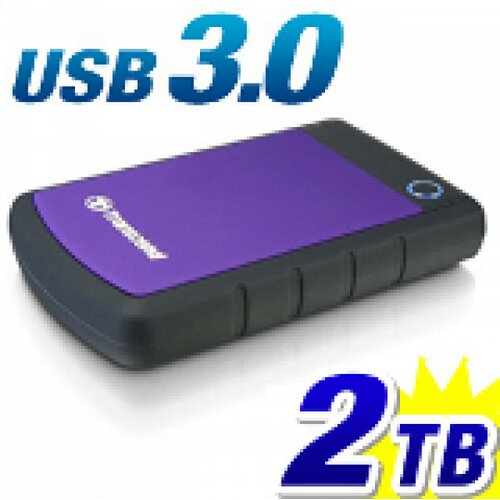 Transcend eksterni hard disk 2 TB, H3P, USB3.0, 2.5