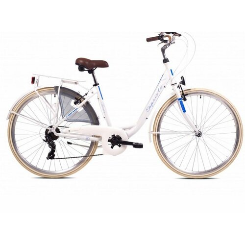 Capriolo diana s 6 speed belo-plavo 921765-18 ženski bicikl Slike