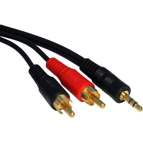 Fast Asia Kabl audio 3.5mm - 2xRCA 1.5m crni Slike
