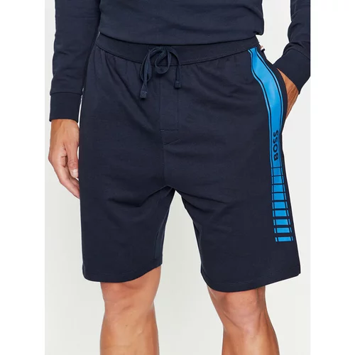 Boss Športne kratke hlače Authentic 50496771 Mornarsko modra Regular Fit