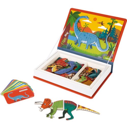 Janod Magnetibook Dinosaurus ploča s magnetima 3 y+ 1 kom Slike
