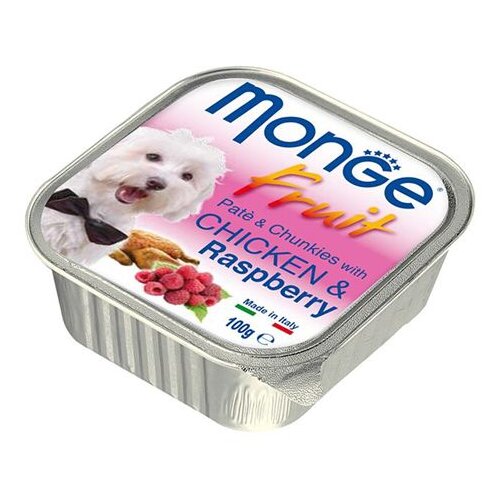 Monge fruit dog Pi&scaron;čanec/Malina 100 g Cene