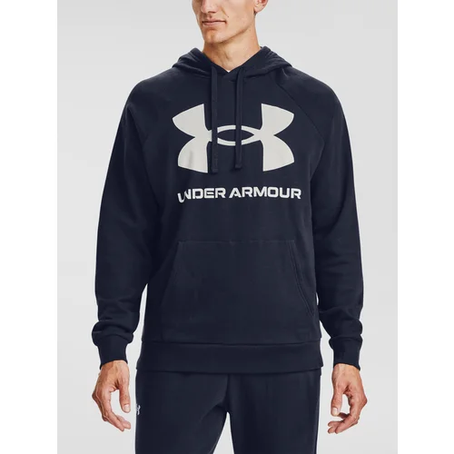 Under Armour Rival Fleece Big Logo HD Pulover Modra