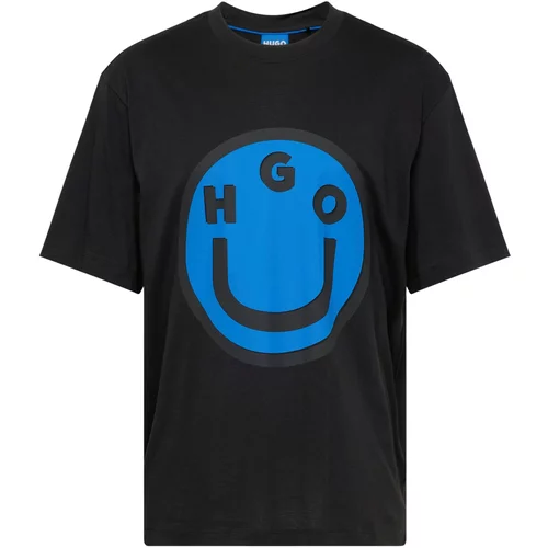 Hugo Blue Majica 'Nimper' modra / črna