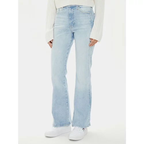 Tommy Jeans Jeans hlače Sylvia DW0DW19285 Modra Flare Fit