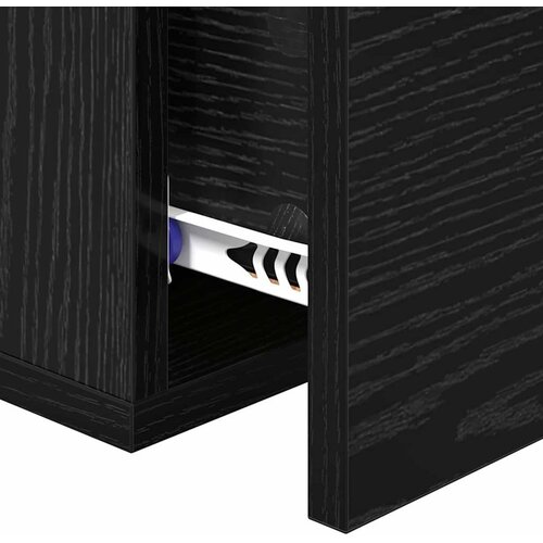  Noćni ormar Crni hrast 35 x 35 x 20 cm Konstruirano drvo Slike
