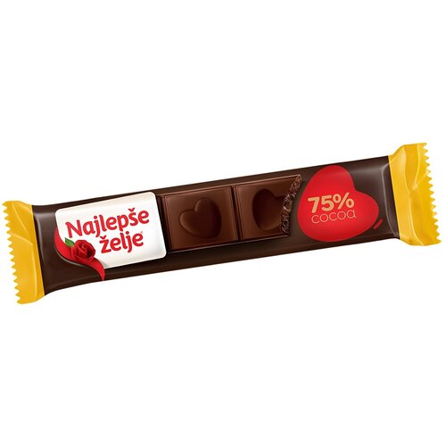 Stark najlepše želje crna čokolada, 75% kakao, 30g Cene