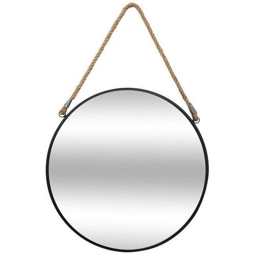  ATMOSPHERA VISEĆE OGLEDALO EDEN 55X1,4CM MDF/STAKLO CRNO Cene