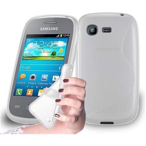 Cadorabo Case, združljiv s Samsungom v pol prozorni - za&amp;scaron;čitni pokrov iz fleksibilnega silikona TPU, (20588940) Slike