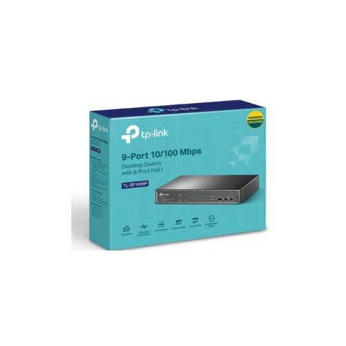 Switch TP-Link Omada 9-Port 10/100Mbps sa 8-Port PoE TL-SF1009P Cijene