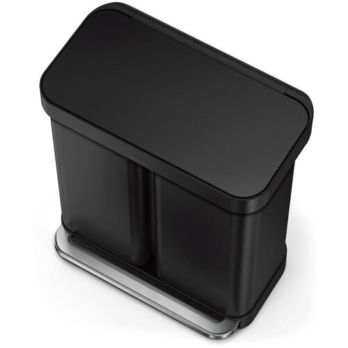 simplehuman Željezna kanta za smeće za odvojeni otpad/s pedalom 58 l – Cijene