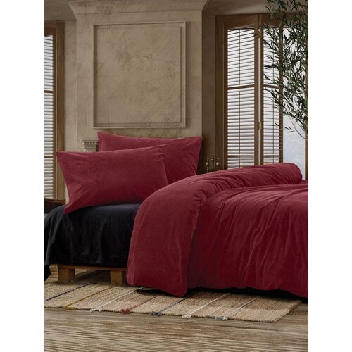 Cotton Box posteljina cb ranforce double - crash - bordo Cene