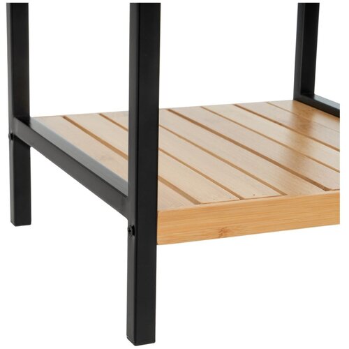 Casa Selecci&amp;oacute;n Bambusov regal v črni in naravni barvi 30x70 cm &amp;ndash; Slike
