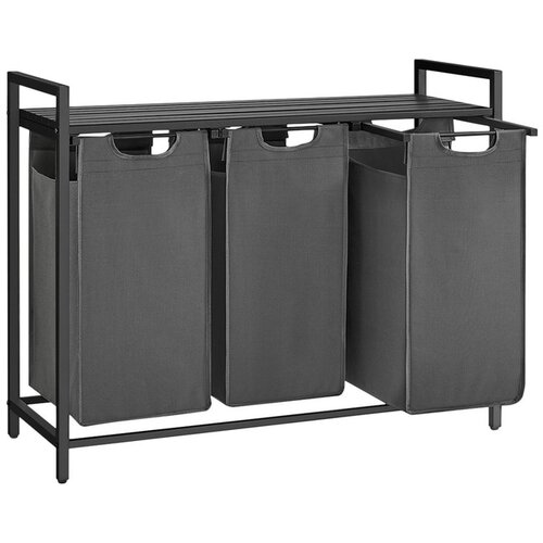 Vitapur koš za perilo Vasagle Ila Trio – 3 x 38 L, siv Cene