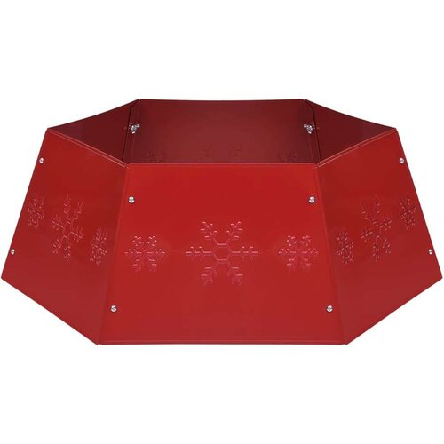 VidaXL Podloga za božićno drvce crvena &amp;Oslash; 68 x 25 cm Slike