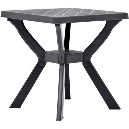 Bistro stol antracit 70 x 70 x 72 cm plastični Cijene