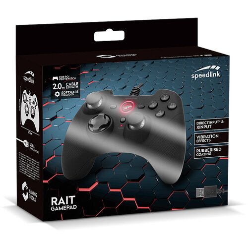 Game Pad SPEEDLINK RAIT pad - for PC/PS3/Switch, rubber-black SL-650010-BK Cijene