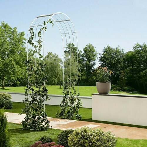 GARDOL Obok za vrtnice (40 x 140 x 244 cm, srebrn) Slike