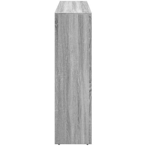 VidaXL Pregrada/regal za knjige 3razina sonoma 137,5x29x103,5cm drveni Slike