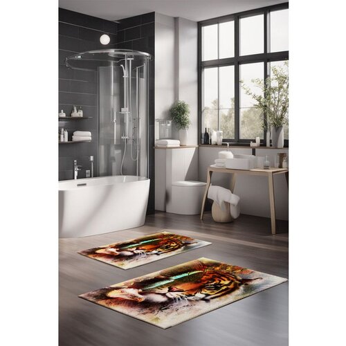  CT-5145 multicolor bathmat set (2 pieces) Cene
