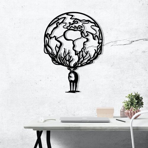 Wallity zidna dekoracija confused, 44 x 60 cm, crna Slike