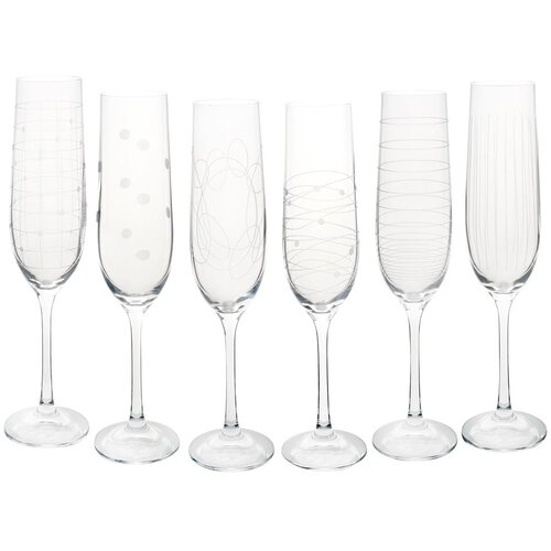 Crystalex ELEMENTS, KOZARCI ZA penino, 190 ML, 6 KOS, (22153081) Slike