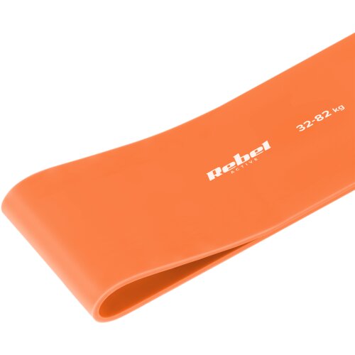 Rebel ACTIVE Elastična guma za vežbanje i zgibove Power Band narandžasta 32-82kg RBA-3001-7 Slike