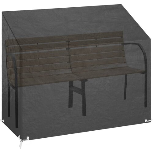 Maison Chic Prevleka za zunanjo pohi&amp;scaron;tvo - Prevleka za vrtno klop 8 obročkov 160x70x70/88 cm polietilen, (21795540) Slike