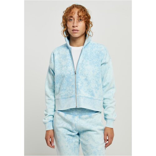 UC Ladies Ladies Short Oversized Towel Washed Zip Hoody balticblue Slike