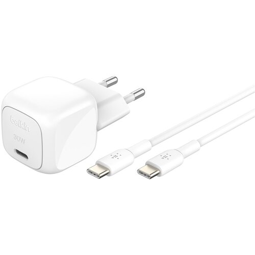 Belkin BOOST Charge USB-C/USB-C 30WLad.PD,ws+Kab.WCA008kq1MWH-B6 Cijene