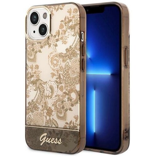 Guess OVITEK HARDCASE ZA IPHONE 14 PLUS 6.7 OVITEK IZ PORCELANA OKER, (21834457) Cene