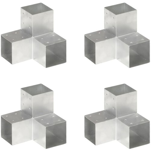 Spojnici za stupove u Y-obliku 4 kom pocinčani metal 101x101 mm Cene