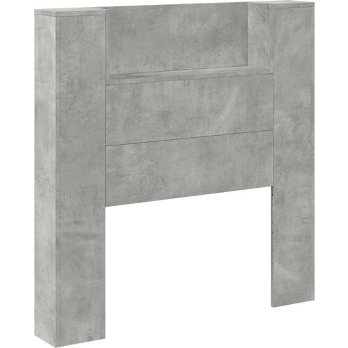 vidaXL Vzglavje Betonsko siva 100 x 16,5 x 103,5 cm Konstruiran les, (5000108962) Cene