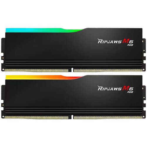 G.skill RAM pomnilnik Ripjaws M5 RGB 32GB (2x16GB) 6000MT/s DDR5 CL36 EXPO/XMP (F5-6000J3636F16GX2-RM5RK), (5000140504) Slike