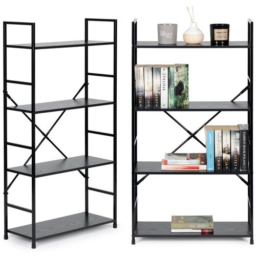 ModernHome LOFT polica za knjige, 4 razine Slike