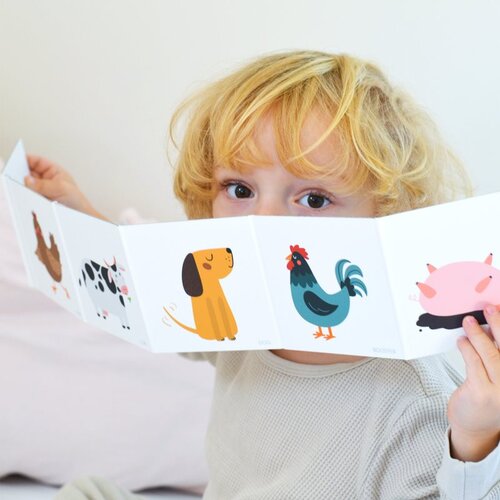 Kolorky Book Farm vrtljiva knjiga za otroke 1 kos Slike
