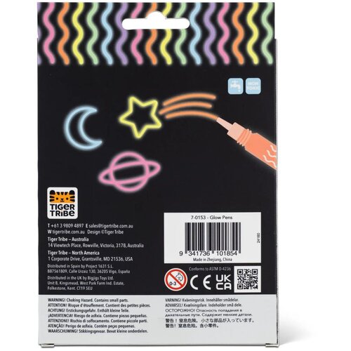 Tiger Tribe Gel olovke Glows In The Dark Slike