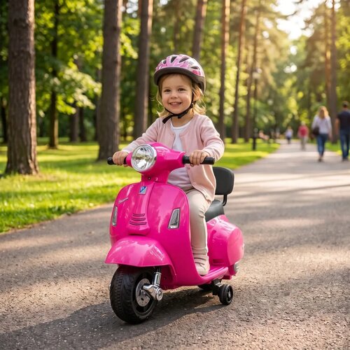  Dječji električni motocikl Mini Vespa GTS 6V 1.5-3 godine Slike