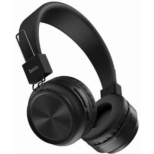 Hoco Bežične stereo slušalice, Bluetooth, do 12h rada, mikrofon - W25 Promise Crne Slike