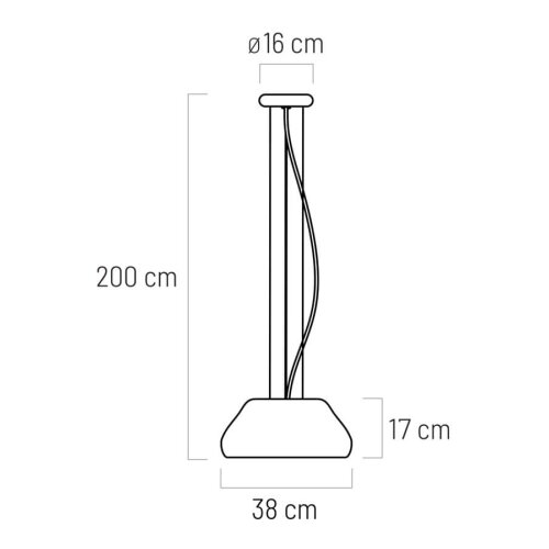  Klausen 111097 - LED luster na sajli PADDY LED/24W/230V, bela Slike