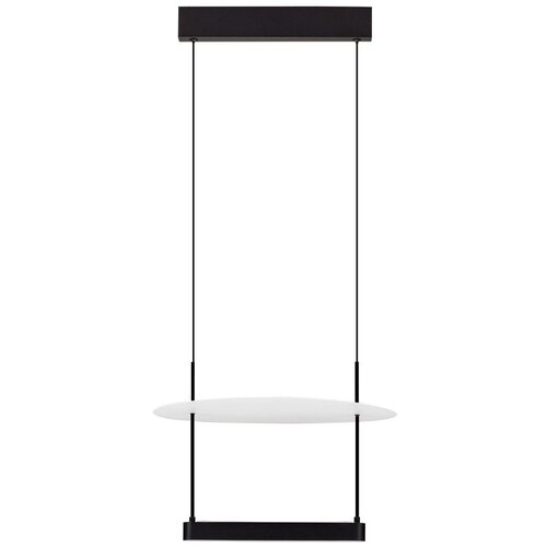 Nova Luce Bela/mat črna aluminijasta LED zatemnitvena viseča svetilka &oslash; 40 cm Diona &ndash; Cene