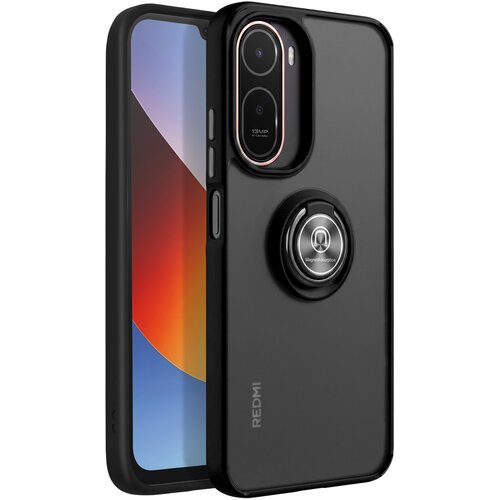 AVIZAR Ovitek z Obročem za Xiaomi Redmi A7 Pro z Magnetnim Obročem, Črna, (5000273887) Cene