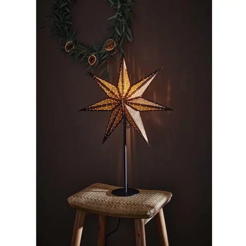 Markslöjd Smeđa božićna svjetleća dekoracija Glitter