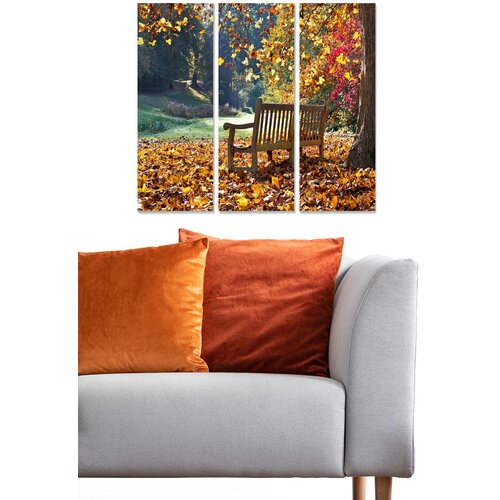 Wallity MDF151501787 multicolor decorative mdf painting (3 pieces) Slike